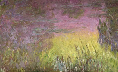 Tavirózsák naplementekor, 1915-26 (a bal oldal részlete)
